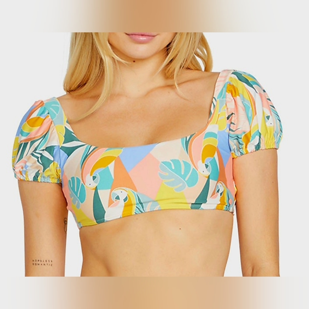 🐠VOLCOM PARROTISE FASHION CROP SIZE S